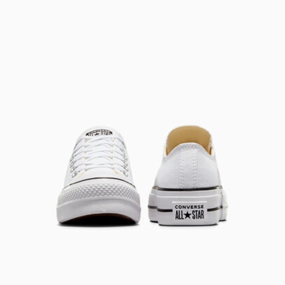 Chuck Taylor All Star Lift Platform Sneakers White/Black/White NWT New In Box - Picture 6 of 12